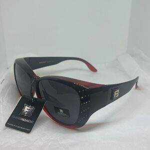 Barricade PZ-BAR617 Women’s Sunglasses – Rhinestone Detail | Butterfly Oval Fram